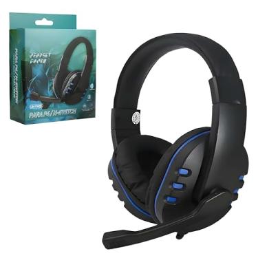 Imagem de Headset Gamer Com Fio e Microfone, Headphone Anti Ruído P2 3,5mm, Drivers de 40 mm, Com Espuma de Memória, Fone de Ouvido LB-FN606