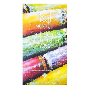 Imagem de Chocolate Cachaça & Amburana 72% Cacau Mestiço 60g - Mestiço Chocolate