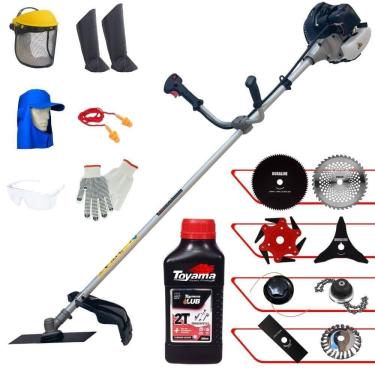 Imagem de Roçadeira Anmax Cg430b 43cc 1,7hp 8 Em 1 + Epi + óleo Toyama