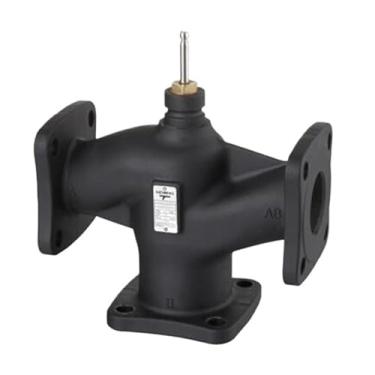 Imagem de Aoleaby VXF42.100-160C Válvula Elétrica Cinza Ferro Três Vias Flange Válvula de Ajuste de Água Válvula de Assento DN100