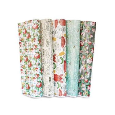 Imagem de Papel Com Estampa Tex Papel Coleção Country Kitchen Ref C10