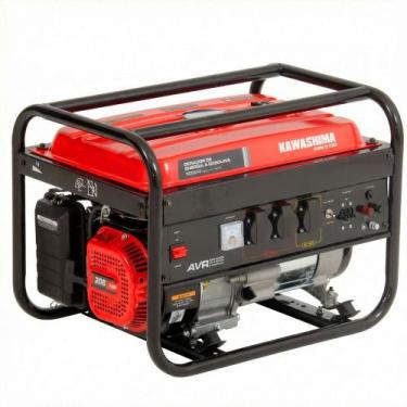 Imagem de Gerador de energia 3 Kva a gasolina partida manual com AVR bivolt - GG