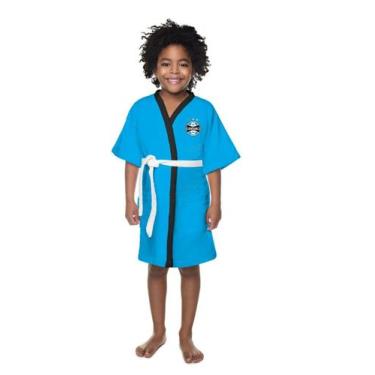 Imagem de Roupão  Aveludado Infantil Quimono Gremio P Lepper