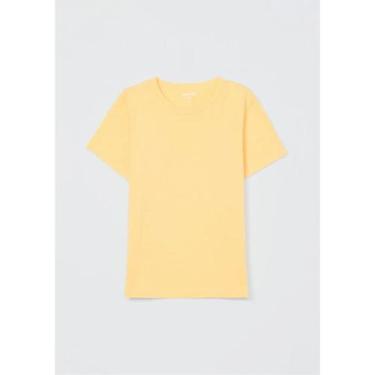 Imagem de Camiseta Manga Curta Básica Unissex Hering Kids Ref. 5CMU, Amarelo, 4