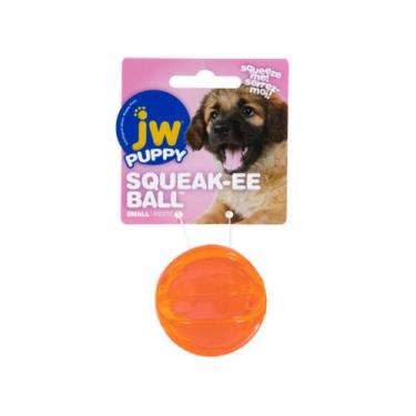 Imagem de Brinquedo Bola JW Squeak-EE Ball Com Apito Para Cães Filhote e Pequeno