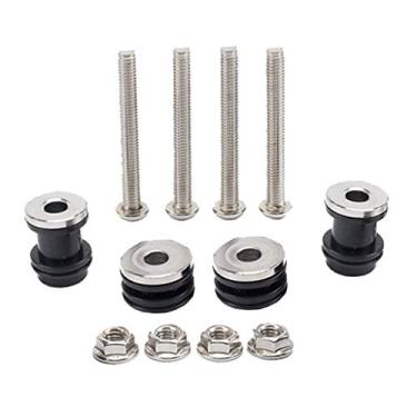 Imagem de kesoto Kit de hardware de ancoragem de metal para Harley Sportster 2004-2017 Peças destacáveis para bagagens