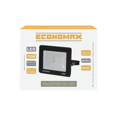 Imagem de Refletor LED 10W Branca Fria Bivolt - Economax
