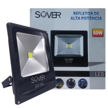 Imagem de Refletor Led Holofote 50W Branco Frio Resistente A Agua Ip66 - Sover