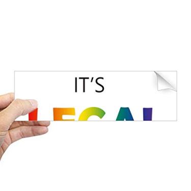 Imagem de DIYthinker LGBT Adesivo retangular com bandeira de arco-íris Keep Calm para janela de notebook