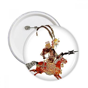 Imagem de Shadow Play Head Retrato Mulher Valente Pinos Redondo Emblema Decoração Roupas 5 peças Presente