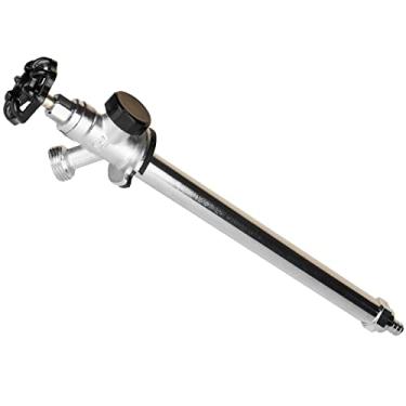 Imagem de WHK Babador de mangueira anti-sifão de 20 cm, PEX B X 3/4 polegada, à prova de geada, com disjuntor a vácuo, torneira sem congelamento, conexão de crimpagem PEX (latão)