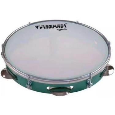 Imagem de Pandeiro 10" Verde Pele Leitosa - Spanking