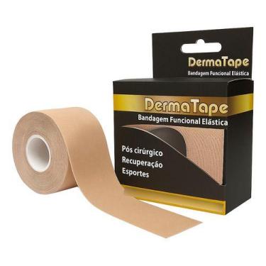 Imagem de Fita Kinesiológica Dermatape Bege Bandagem Elástica 5cm X 5m - Bioland