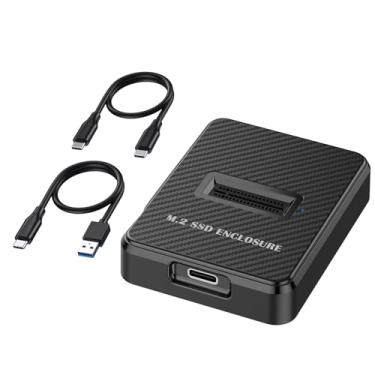 Imagem de Adaptador de leitor SSD NVME M.2 SSD para adaptador USB de 10 Gbps, suporta SSD NVMe M.2 (M Key) e SSD (chave B +M) SATA