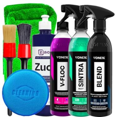 Imagem de Kit Blend Spray Black 500ml Vonixx Sintra Fast 500ml Vonixx V-Floc 500ml Vonixx Zucs 500ml Vonixx Acessórios Karbox