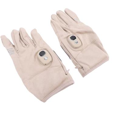 Imagem de AUNMAS Aquecedor de Mãos de Inverno, Luvas Aquecidas Elétricas Recarregáveis ​​USB Com 5 Níveis de Calor para Clima Frio Interno Ao Ar Livre, Motocicleta, Esqui, Snowboard, (Cáqui)