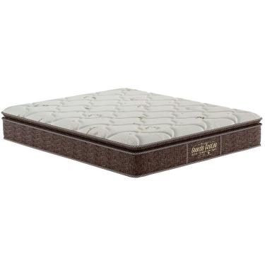 Imagem de Colchão King Ortopédico Wood Guarda Costa Extra Firme Pillow Brown (193x203x30) - Probel