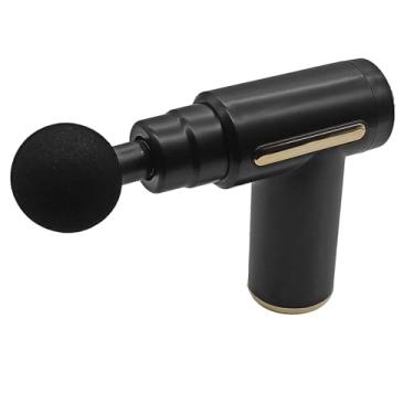 Imagem de Massageador Elétrico Pistola Massageadora Elétrica Profissional para Massagem Corporal Muscular Recarregável Portátil com 4 Pontas e Variação de Velocidade Fisioterapia Relaxante