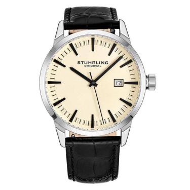 Imagem de Relógio Masculino Stuhrling Ascot 42 555A Quartzo 42mm, Preto