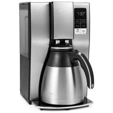 Imagem de Cafeteira Elétrica Programável Reservatório 1.8L com Tela LCD, 110v, MR. COFFEE 2150023, Prateado