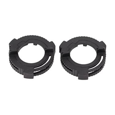 Imagem de Grcfumo Adaptador de lâmpada H7 de 2 unidades, adaptador de base de lâmpada H7, soquete de farol adaptador H7, adaptador de suporte de base de lâmpada H7 resistente a temperaturas