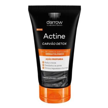 Imagem de Gel de Limpeza Facial Esfoliante Darrow Actine - Carvão Detox, 100g