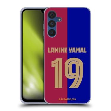 Imagem de Head Case Designs Capa de gel oficialmente licenciada FC Barcelona Lamine Yamal 2024/25 Players Home Kit [proteção de grau militar] compatível com Samsung Galaxy A15