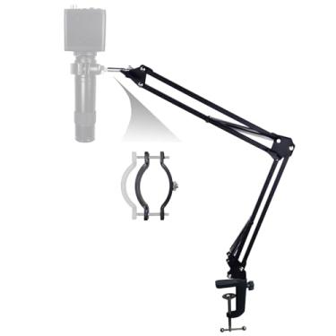 Imagem de Upwtkim Câmera Digital Usb Hdmi 48Mp 4K 1080P, Microscópio Eletrônico Com Suporte De Anel Lente, Holofote Para Reparo Telefone, Ferramentas Solda (Apenas Suporte)