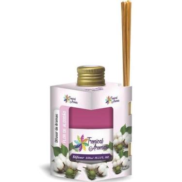 Imagem de Aromatizador Difusor De Ambiente 250Ml Flor De Algodão - Tropical Arom