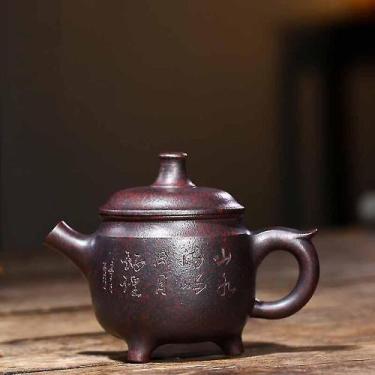 Imagem de Chaleiras elétricas bule yixing panela de barro roxo forno de lenha mu