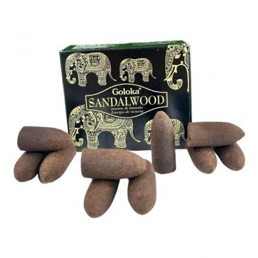 Imagem de Incenso Cone Cascata Goloka Back Flow - Selecione O Aroma