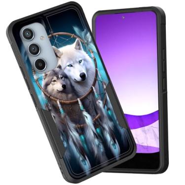 Imagem de CICPLKSE Capa protetora para Galaxy S25 FE, camada dupla, híbrida, à prova de choque, rígida, policarbonato macio, TPU (poliuretano termoplástico), capa protetora para Samsung Galaxy S25 FE de 6,7