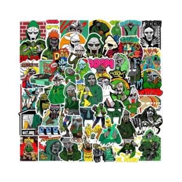 Imagem de Adesivos Do Rapper Hip Hop Mf Doom 10 30 50PCS DIY Para Skateboard, Te
