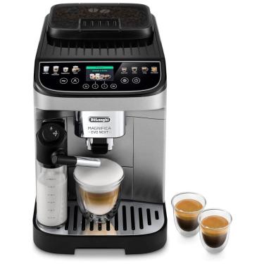Imagem de Máquina de Espresso Automática De`Longhi Magnifica Evo Next Prata com Moedor Integrado e Espumador, 13 Receitas, 110V