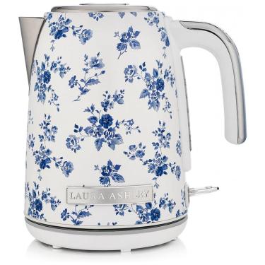 Imagem de Chaleira Elétrica 1,7L Laura Ashley Rosa China Floral, Aço Inox, Proteção Superaquecimento, Filtro Anticalcário, 1500W, 110V