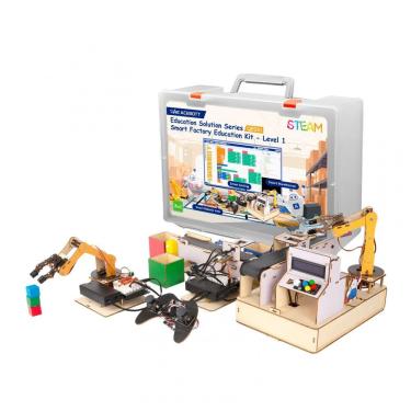 Imagem de Kit ACEBOTT Iniciante 3em1 ESP32 IoT - Fábrica Inteligente para Programação e Educação STEAM para Adolescentes