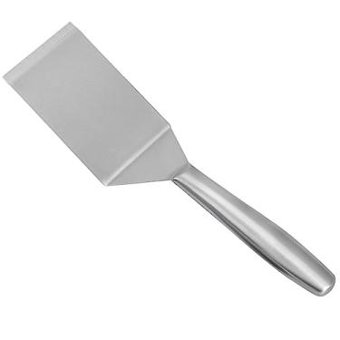 Imagem de CALLARON Espátula de bife, pá de grelhar, espátula de fritura, panqueca, flipper, acessórios para grelhar, omelete, ovo, peixe, espátula, espátula de mistura de aço inoxidável, espátula pequena frita