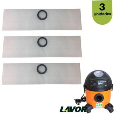 Imagem de Saco de aspirador Lavor Compact Eco 12 litros 3 un Linha Pro - Allclea