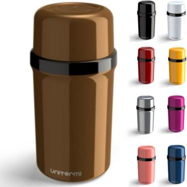 Imagem de Garrafa Térmica 250 ML Fano Unitermi Pequena Portátil Multiuso Água Ca
