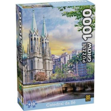 Imagem de QUEBRA-CABEÇA Cartonado Catedral da SE 1000 Peças - Grow