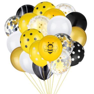 Imagem de Balões de Decoração Skylety Bee - 100 Unidades - Festa Temática Abelha