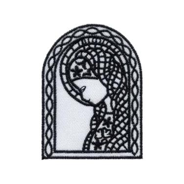 Imagem de Ruoming Ruoming Conjunto de remendos decorativos bordados a ferro, desenhos fofos de animais e natureza, apliques DIY para roupas e acessórios (menina)