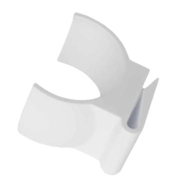 Imagem de Colaxi Coletor de bolas de tênis, ferramenta leve para golfe, para áreas externas, ferramenta de de bolas de tênis de padel, sem necessidade de dobrar, Branco