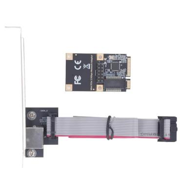 Imagem de Mini PCIE Gigabit Ethernet Rede Card de alta velocidade 2,5 Gbps RJ45 Adaptador de porta única com dissipador de calor para computador de computadores de computadores de metal PCB