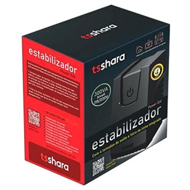 Imagem de TS Shara 9001 Estabilizador 300VA Bivolt, Preto