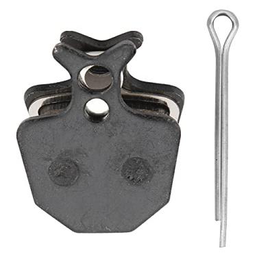 Imagem de Pastilhas de freio de resina Conjunto para freios a disco Le 21r semi metal almofadas com placa traseira de aço inoxidável para desempenho silencioso e suave (LE-06R)