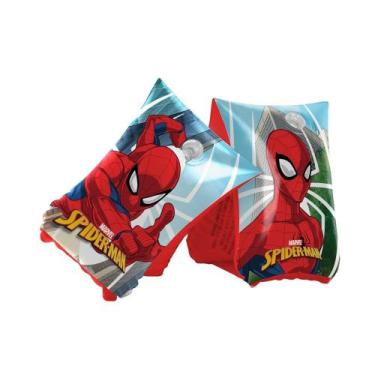 Imagem de Bóia de Braço Inflável Infantil Homem Aranha Piscina Praia - Etitoys