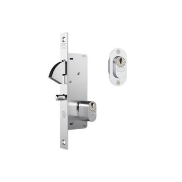 Imagem de Fechadura Porta De Correr Stam 26.5mm Externa 940 Inox Escovado