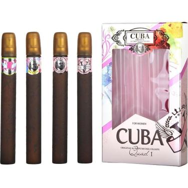 Imagem de Kit Presente Feminino Cuba Variety Quad Lady De 4 Peças Com Heartbreaker&la Vida Victory Vip E Todos São Spray Edp 35 Ml
