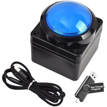 Imagem de Teclado macro USB programável, botão de decisão de política principal, configuração programável com uma mão e teclado de controle de interruptor de jogo, disco flash U com programa personalizado